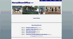 Desktop Screenshot of horseshowoffice.com